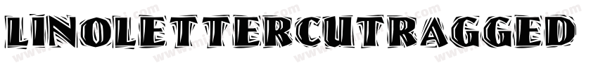 LinoLetterCutRagged Italic字体转换